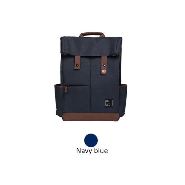 Large Minimalist Utility Backpack - Navy Blue