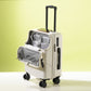 20/24 Inch Trolley Travel Suitcase - White